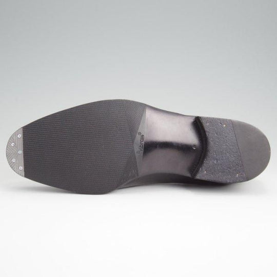 極美品★(伊)エンツォ・ボナフェ SIZE 6【定価10万円以上★タッセルローファー/シボ革】グレインレザー/黒/メンズ/Enzo Bonafe★l519
