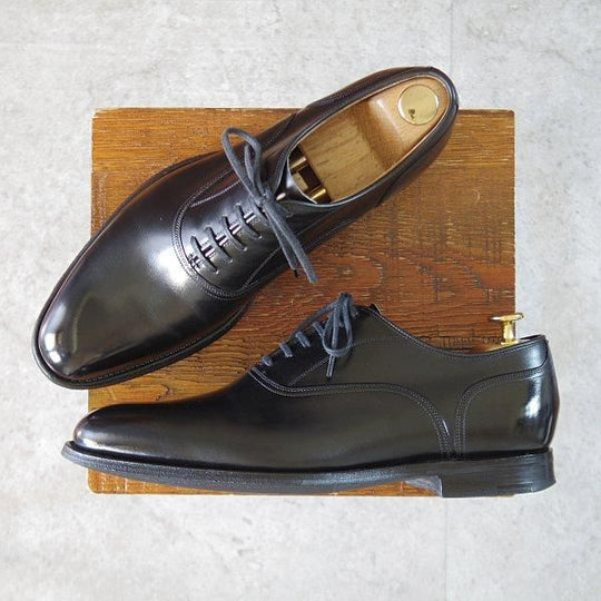 極上★チャーチ 70G/UK7【★GLOUCESTER R/グロスター/108ラスト】プレーントゥ/カーフ/黒/メンズ/Church's★l520