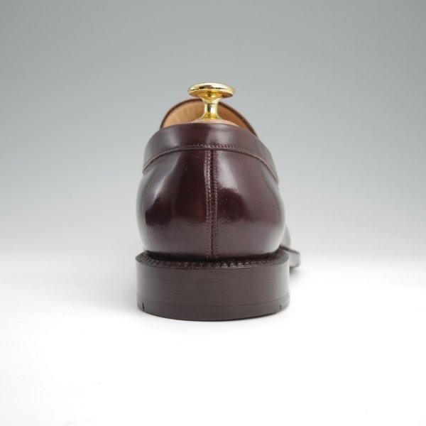 美品★(伊)ジンターラ SIZE 8.5【貴重★ハンドソーンウェルテッド製法/コインローファー】濃茶/ZINTALA/シルバノ・ラッタンジ★l521