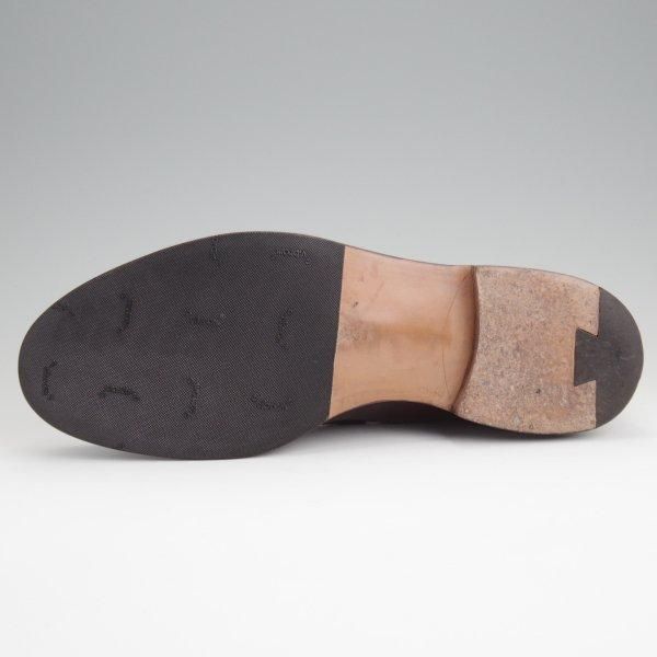 美品★(伊)ジンターラ SIZE 8.5【貴重★ハンドソーンウェルテッド製法/コインローファー】濃茶/ZINTALA/シルバノ・ラッタンジ★l521