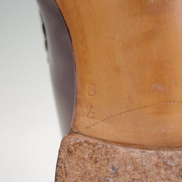 美品★(伊)ジンターラ SIZE 8.5【貴重★ハンドソーンウェルテッド製法/コインローファー】濃茶/ZINTALA/シルバノ・ラッタンジ★l521