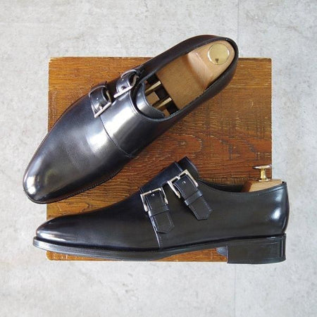 極美品★ジョンロブ 6.5E【現行オーダー価格35万円以上★プレステージライン/NASEBY/7000ラスト】ミスティカーフ/黒/JOHN LOBB★l522