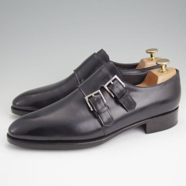 極美品★ジョンロブ 6.5E【現行オーダー価格35万円以上★プレステージライン/NASEBY/7000ラスト】ミスティカーフ/黒/JOHN LOBB★l522