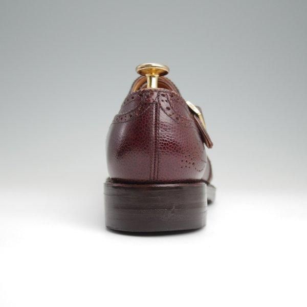 ★(浅草)ギルド・オブ・クラフツ US6.5D程度【最上級★フルハンドメイド/サイドモンク/WINDSOR】赤茶/メンズ/Guild of crafts★l524