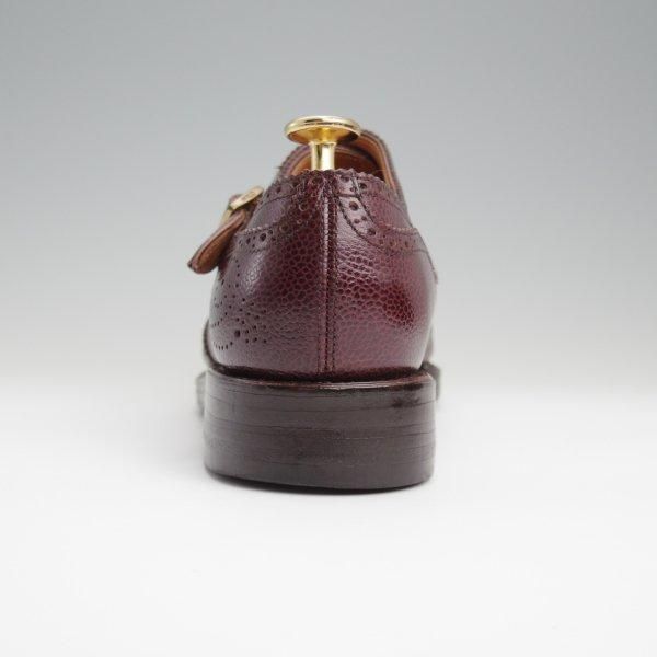 ★(浅草)ギルド・オブ・クラフツ US6.5D程度【最上級★フルハンドメイド/サイドモンク/WINDSOR】赤茶/メンズ/Guild of crafts★l524