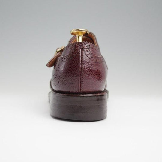 ★(浅草)ギルド・オブ・クラフツ US6.5D程度【最上級★フルハンドメイド/サイドモンク/WINDSOR】赤茶/メンズ/Guild of crafts★l524