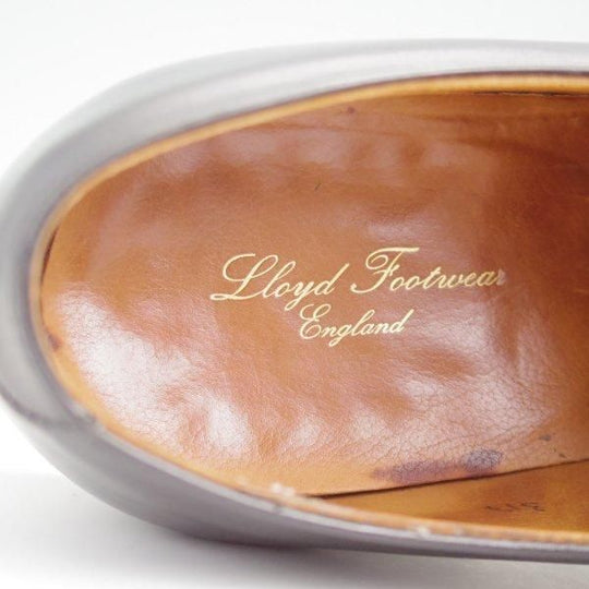 極上★クロケット&ジョーンズ 7.5E【★ロイドフットウェア別注/Lloyd Footwear】ストレートチップ/317ラスト/黒/Crockett&Jones★l528