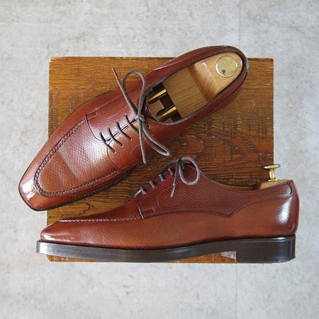 極上★(英)ガジアーノ&ガーリング 7E【定価￥250,800-★EG/ドーバー似寄モデル】ISHAM/TG73ラスト/ハッチグレイン/Uチップ/茶★l529