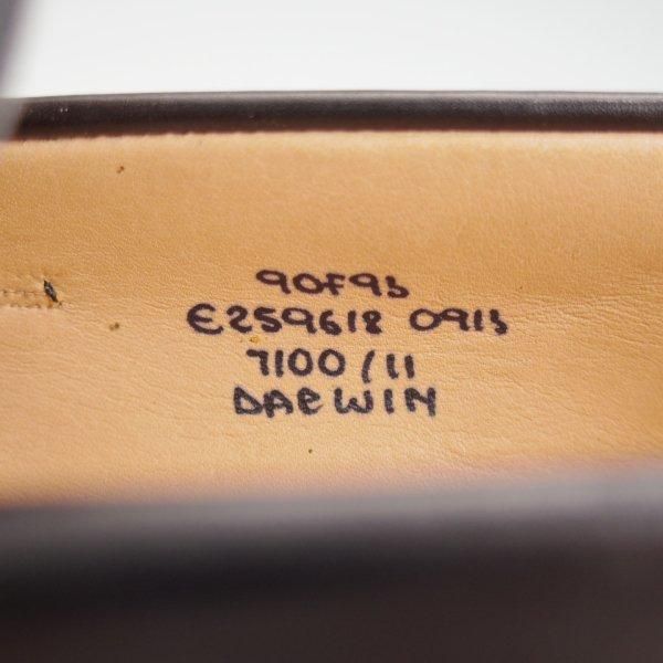 極美品★チャーチ 90F/UK9【★DARWIN/コインローファー】93ラスト/スリッポン/カーフ/黒/メンズ/Church's★l531