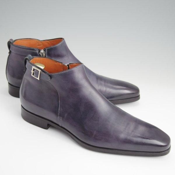 売約済み　サントーニ　6.5 サントーニ 6.5F【紺系パティーヌ☆ジョッパーブーツ風/サイドジップ