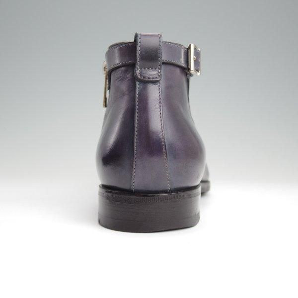 サントーニ 6.5F【紺系パティーヌ☆ジョッパーブーツ風/サイドジップ