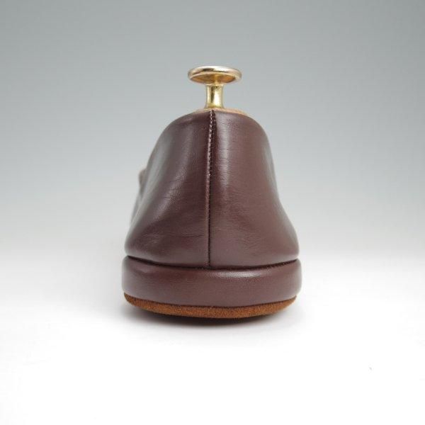 未使用★チャーチ 85F/UK8.5【貴重★旧チャーチ/HERMES/ルームシューズ】スリッパー/スリッポン/カーフ/濃茶/メンズ/Church's★l535