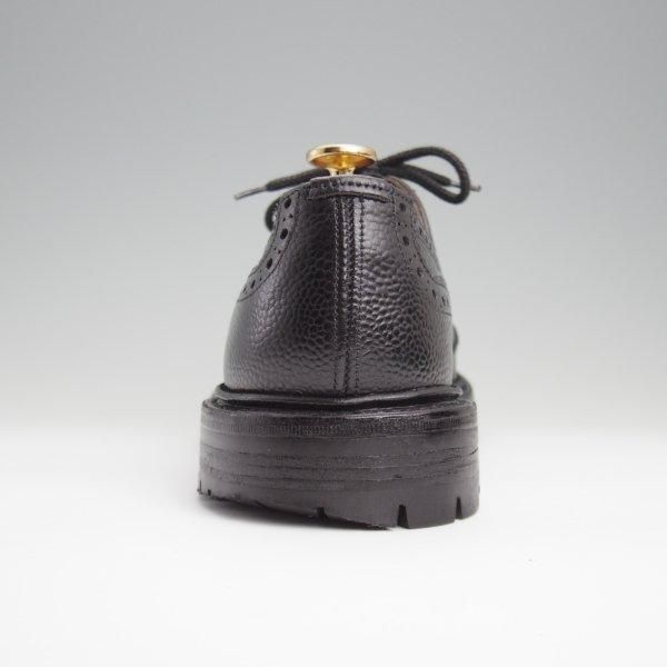 ★トリッカーズ SIZE 8.5【定価￥121,000-★バートン同系モデル/ILKLEY】カントリーシューズ/グレインレザー/黒/メンズ/Tricker's★l543