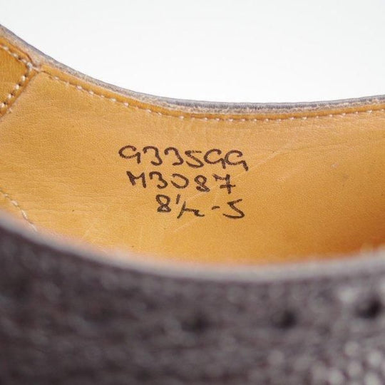 ★トリッカーズ SIZE 8.5【定価￥121,000-★バートン同系モデル/ILKLEY】カントリーシューズ/グレインレザー/黒/メンズ/Tricker's★l543