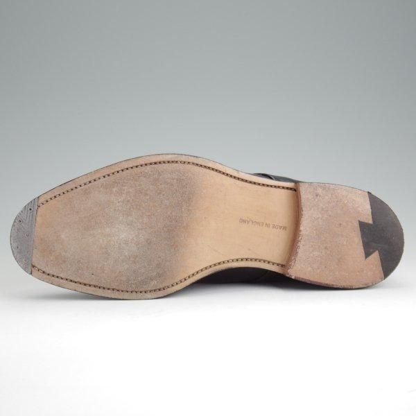 極上★トリッカーズ SIZE 8【現行定価10万円以上★モンクストラップ/JS3434】ボックスカーフ/黒/メンズ/Tricker's★l544