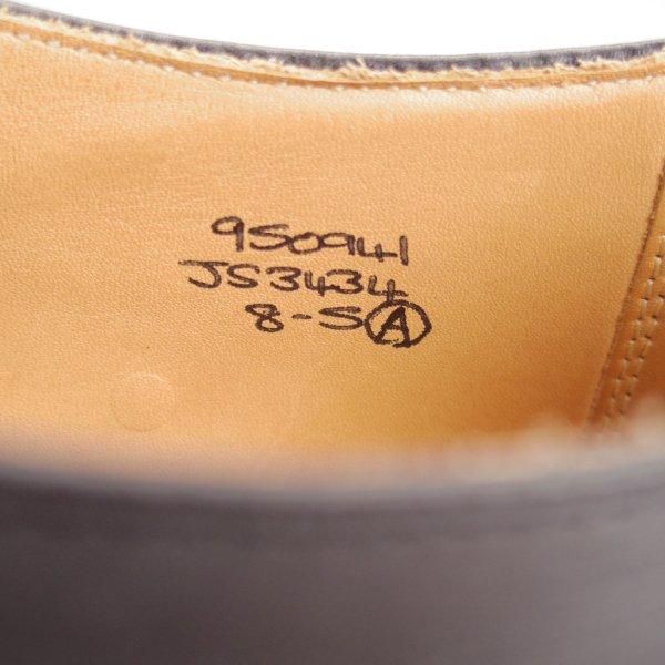 極上★トリッカーズ SIZE 8【現行定価10万円以上★モンクストラップ/JS3434】ボックスカーフ/黒/メンズ/Tricker's★l544
