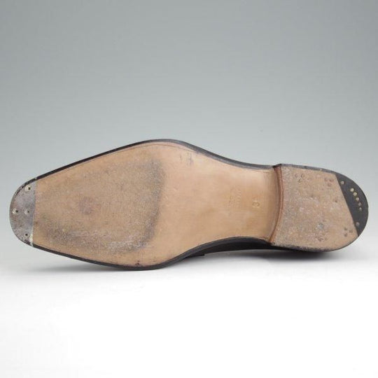美品★(東欧)ヴァーシュ SIZE 39【高額★クロコダイル×カーフ/コインローファー】Uラスト/黒×フォレストグリーン/メンズ/VASS★l545