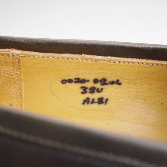 美品★(東欧)ヴァーシュ SIZE 39【高額★クロコダイル×カーフ/コインローファー】Uラスト/黒×フォレストグリーン/メンズ/VASS★l545