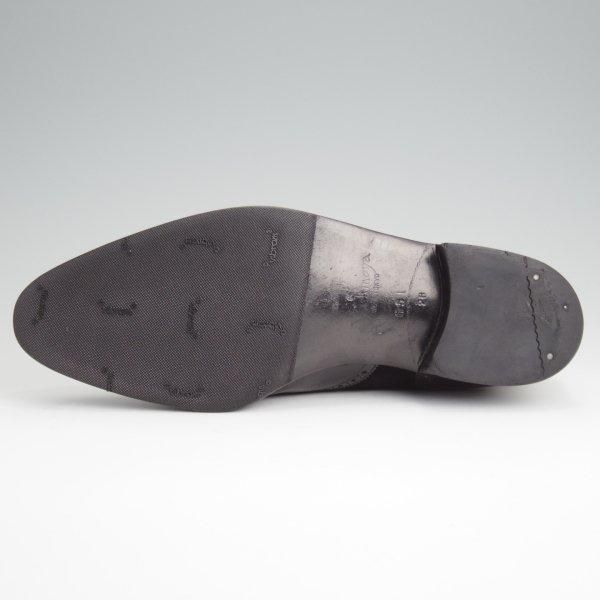 銀座ヨシノヤ SIZE 26.5小笠原シューズ製　クォーターブローグ】カーフ/黒 銀座ヨシノヤ SIZE 25【小笠原シューズ製☆ペッカリー革×カーフ