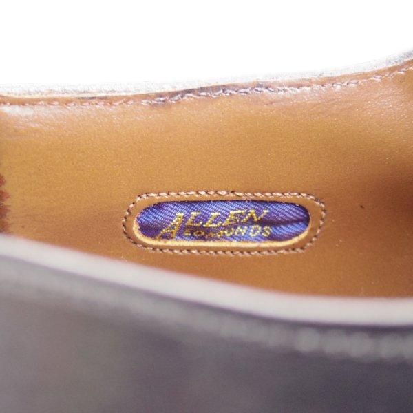極上★(米)アレンエドモンズ 8EE【貴重70's〜80's★斜体ロゴ期/Boulevard/フルブローグ】カーフ/黒/メンズ/ALLEN EDMONDS★l552