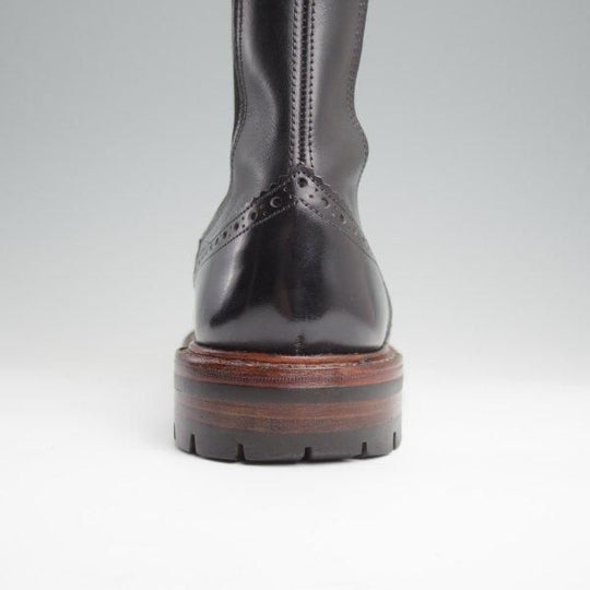 極上★トリッカーズ SIZE 8.5【定価￥132,000-★コマンドソール仕様/HENRY/サイドゴアブーツ】m2754/ボックスカーフ/黒/Tricker's★l557