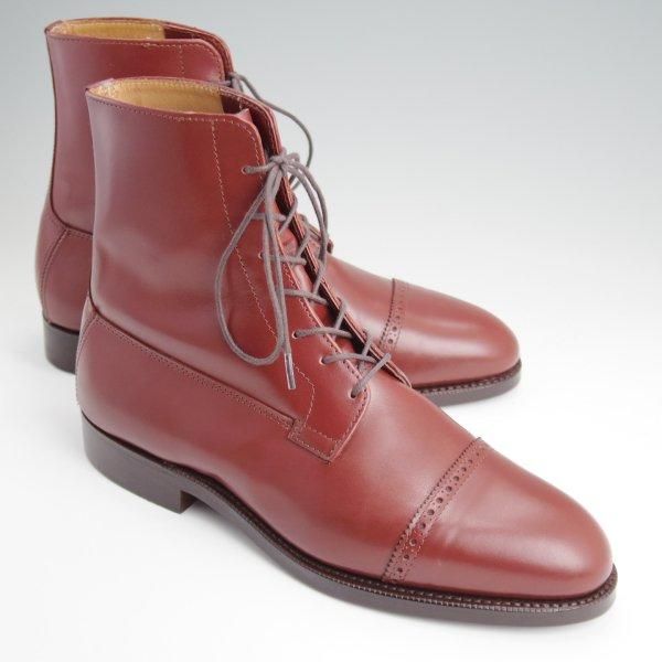 未使用★(英)シュナイダーブーツ SIZE 6【定価￥198,000-★Paddock Boots/パドックブーツ】カーフ/茶/メンズ/SCHNIEDER BOOTS★l558
