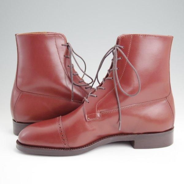 未使用★(英)シュナイダーブーツ SIZE 6【定価￥198,000-★Paddock Boots/パドックブーツ】カーフ/茶/メンズ/SCHNIEDER BOOTS★l558