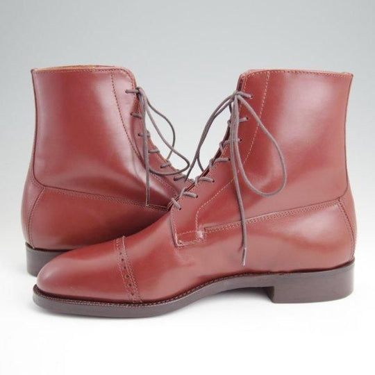 未使用★(英)シュナイダーブーツ SIZE 6【定価￥198,000-★Paddock Boots/パドックブーツ】カーフ/茶/メンズ/SCHNIEDER BOOTS★l558