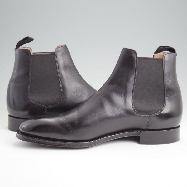 極美品★チャーチ 85F/UK8.5【定価￥181,500-★AMBERLEY R/173ラスト】サイドゴアブーツ/チェルシーブーツ/カーフ/黒/Church's★l562