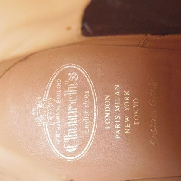 極美品★チャーチ 85F/UK8.5【定価￥181,500-★AMBERLEY R/173ラスト】サイドゴアブーツ/チェルシーブーツ/カーフ/黒/Church's★l562