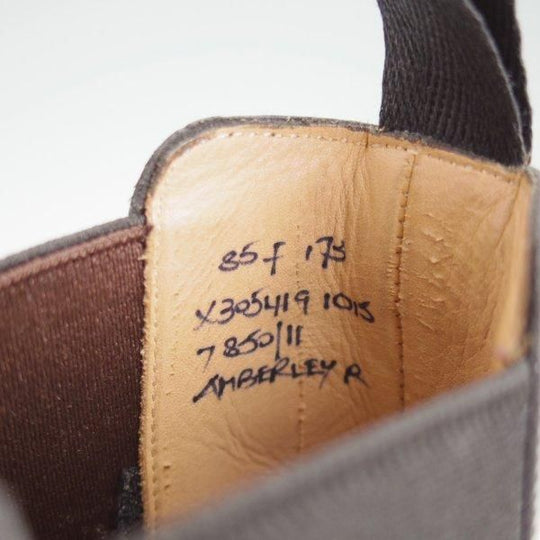極美品★チャーチ 85F/UK8.5【定価￥181,500-★AMBERLEY R/173ラスト】サイドゴアブーツ/チェルシーブーツ/カーフ/黒/Church's★l562