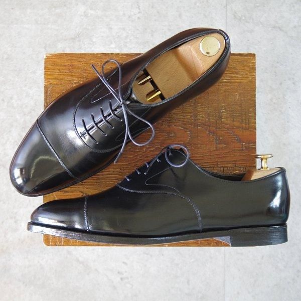 ★エドワードグリーン 10E【定価￥217,800-★チェルシー/CHELSEA/202ラスト】ストレートチップ/カーフ/黒/メンズ/EDWARD GREEN★l565
