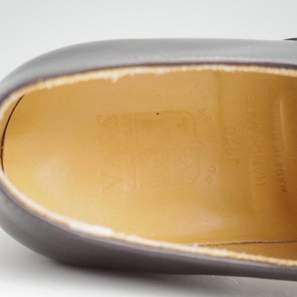 極美品★(東欧)VASS/ヴァーシュ SIZE 41【定価￥159,500-★Alt English/ストレートチップ】Fラスト/カーフ/黒/メンズ★l570