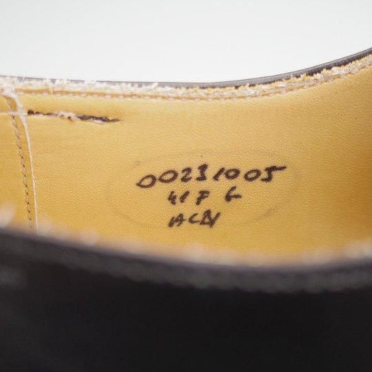 極美品★(東欧)VASS/ヴァーシュ SIZE 41【定価￥159,500-★Alt English/ストレートチップ】Fラスト/カーフ/黒/メンズ★l570