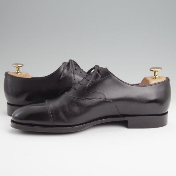 極美品★エドワードグリーン 7E【定価￥217,800-★チェルシー/CHELSEA/202ラスト】ストレートチップ/カーフ/黒/EDWARD GREEN★l574