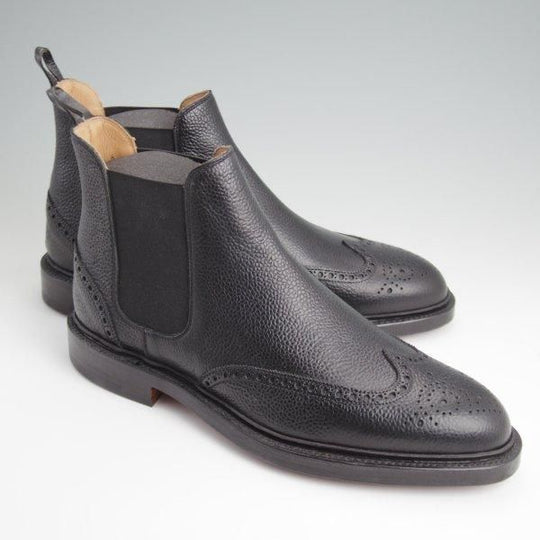 未使用★クロケット&ジョーンズ UK7.5/US8D【貴重★ブラックフリース別注/(米)トムブラウン監修】ブーツ/黒/ブルックスブラザーズ★l577