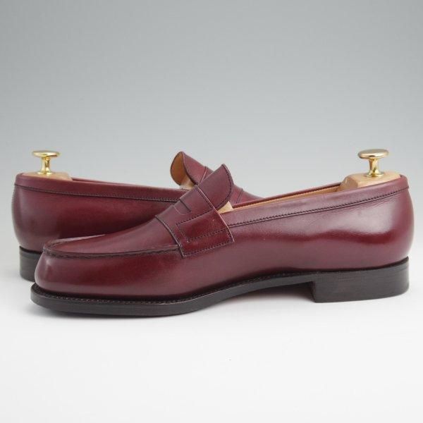 極美品★J.M.ウエストン 7D【現行定価￥151,800-★180/コインローファー/旧ロゴ】ヴィンテージ/41ラスト/赤茶/Weston/ウェストン★l578