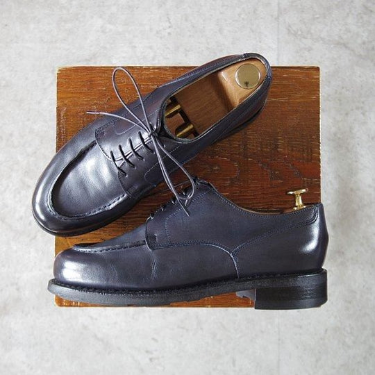 極上★パラブーツ SIZE 5.5【定価￥99,000-★ドレス仕様シャンボード/CHAMBORD】BEAMS F別注/ビームス/Uチップ/カーフ/紺/Paraboot★l579