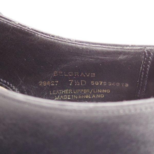 美品★クロケット&ジョーンズ 7.5D【定価￥132,000-★BELGRAVE/ベルグレイブ】ハンドグレードライン/337ラスト/黒/Crockett&Jones★l580