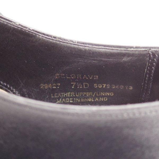 美品★クロケット&ジョーンズ 7.5D【定価￥132,000-★BELGRAVE/ベルグレイブ】ハンドグレードライン/337ラスト/黒/Crockett&Jones★l580