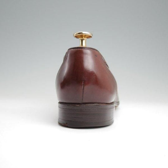 ★チャーチ UK7程度/75D【旧チャーチ★3都市ロゴ/タッセルローファー】69Rラスト/カーフ/濃茶/メンズ/Church's★l581