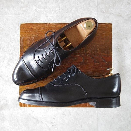 ★チャーチ 60F/UK6【定価￥220,000-★ザ・ロイヤル・コレクション/PRINCE】165ラスト/ストレートチップ/ロイヤルカーフ/黒/Church's★l585