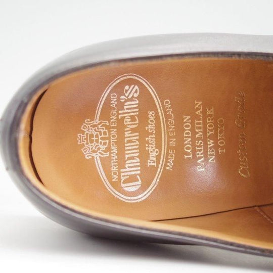 ★チャーチ 60F/UK6【定価￥220,000-★ザ・ロイヤル・コレクション/PRINCE】165ラスト/ストレートチップ/ロイヤルカーフ/黒/Church's★l585