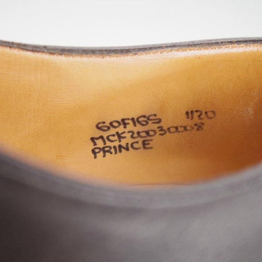 ★チャーチ 60F/UK6【定価￥220,000-★ザ・ロイヤル・コレクション/PRINCE】165ラスト/ストレートチップ/ロイヤルカーフ/黒/Church's★l585