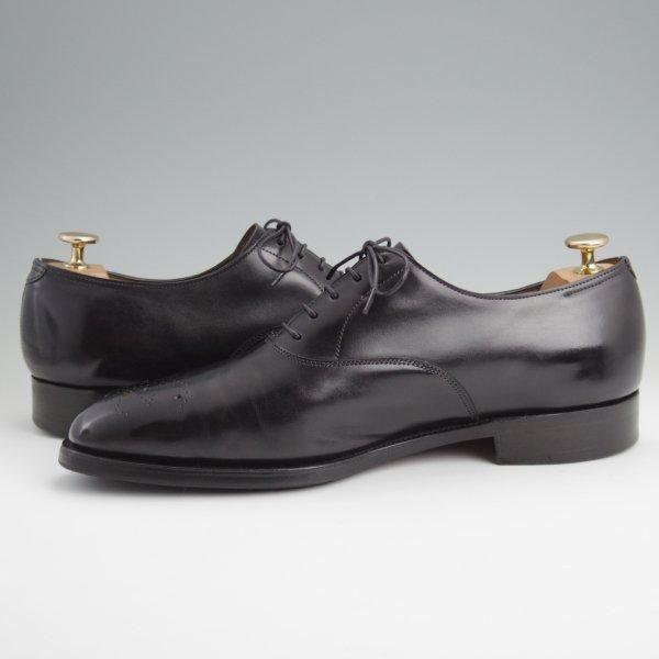 極上★ジョンロブ 8.5E【ミュージアムカーフ仕様★KEATS/8695ラスト】オックスフォードシューズ/黒/メンズ/JOHN LOBB★l586
