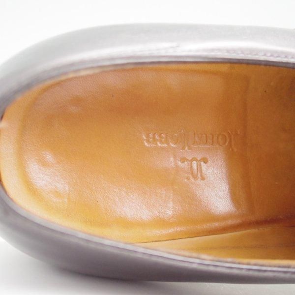 極上★ジョンロブ 8.5E【ミュージアムカーフ仕様★KEATS/8695ラスト】オックスフォードシューズ/黒/メンズ/JOHN LOBB★l586