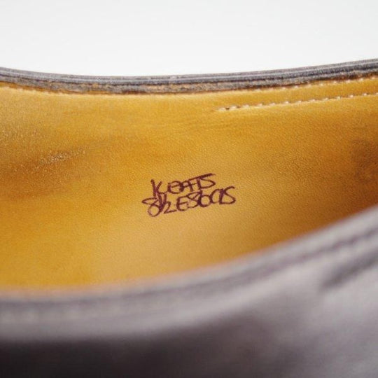 極上★ジョンロブ 8.5E【ミュージアムカーフ仕様★KEATS/8695ラスト】オックスフォードシューズ/黒/メンズ/JOHN LOBB★l586