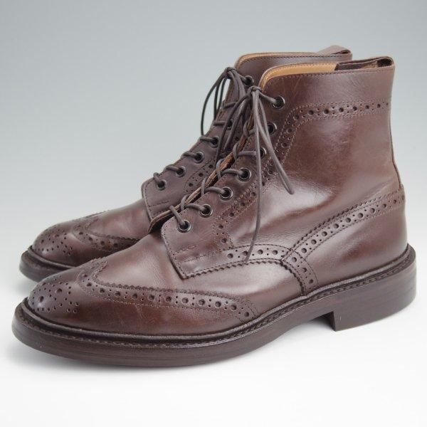 極上★トリッカーズ SIZE 7【定価￥132,000-★ダイナイトソール仕様/STOW】ストウ/5634/カントリーブーツ/カーフ/濃茶/Tricker's★l587