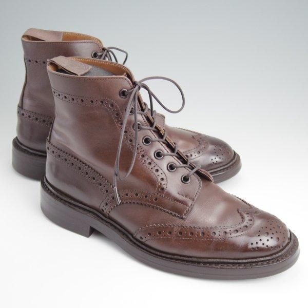 極上★トリッカーズ SIZE 7【定価￥132,000-★ダイナイトソール仕様/STOW】ストウ/5634/カントリーブーツ/カーフ/濃茶/Tricker's★l587