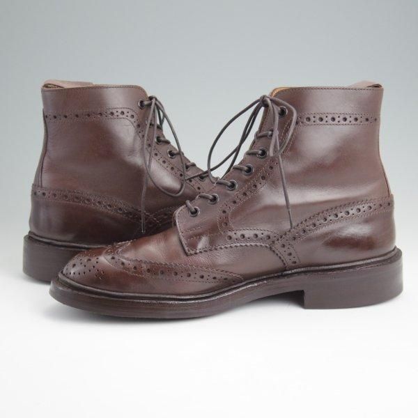 極上★トリッカーズ SIZE 7【定価￥132,000-★ダイナイトソール仕様/STOW】ストウ/5634/カントリーブーツ/カーフ/濃茶/Tricker's★l587